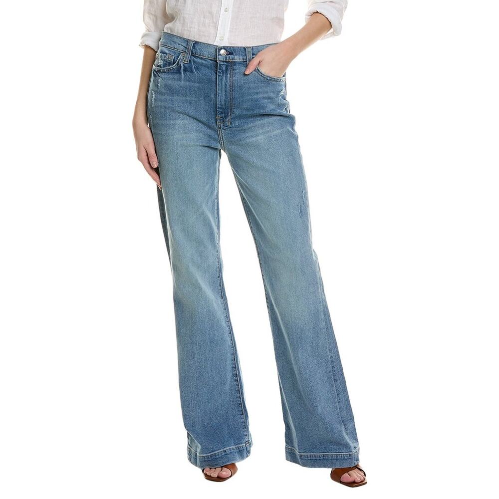7 For All Mankind Dojo Ultra High-Rise Zzz Flare Jean